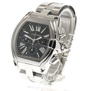 CARTIER Roadster Chronograph XL W62020X6 Black Dial Automatic Men's Watch